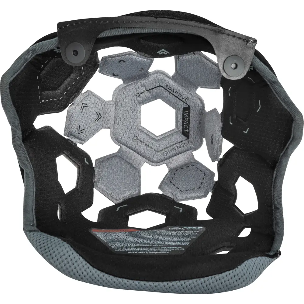 Formula Helmet Liner Black/Cool Grey Md