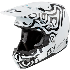 Formula S Carbon Abyss Helmet White/Black Lg