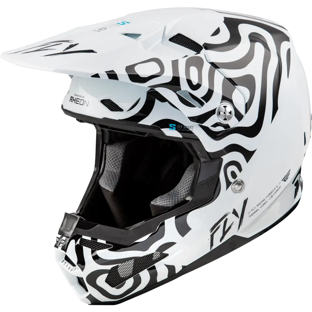Formula S Carbon Abyss Helmet White/Black Md