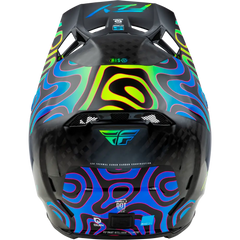 Formula S Carbon Zen Helmet Black Carbon/Blue/Yellow Lg