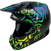 Formula S Carbon Zen Helmet Black Carbon/Blue/Yellow Lg