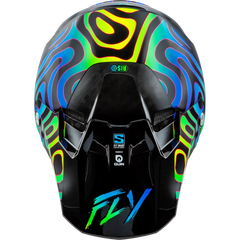 Formula S Carbon Zen Helmet Black Carbon/Blue/Yellow Xl