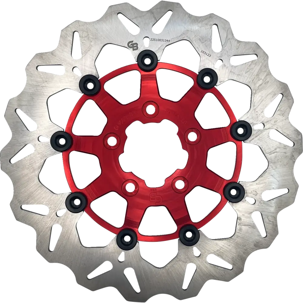 GALFER Brake Rotor - Front - Red DF680CW-R