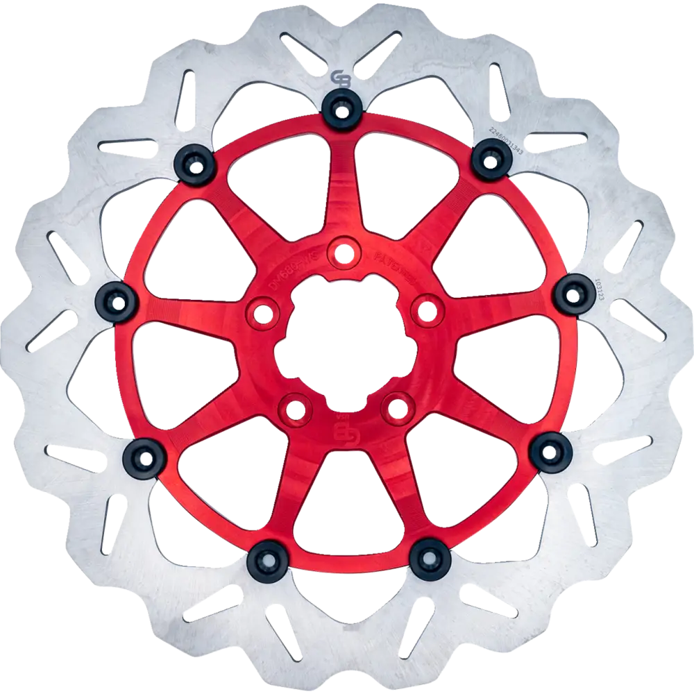 GALFER Brake Rotor - Front - Red DF680CWS-R