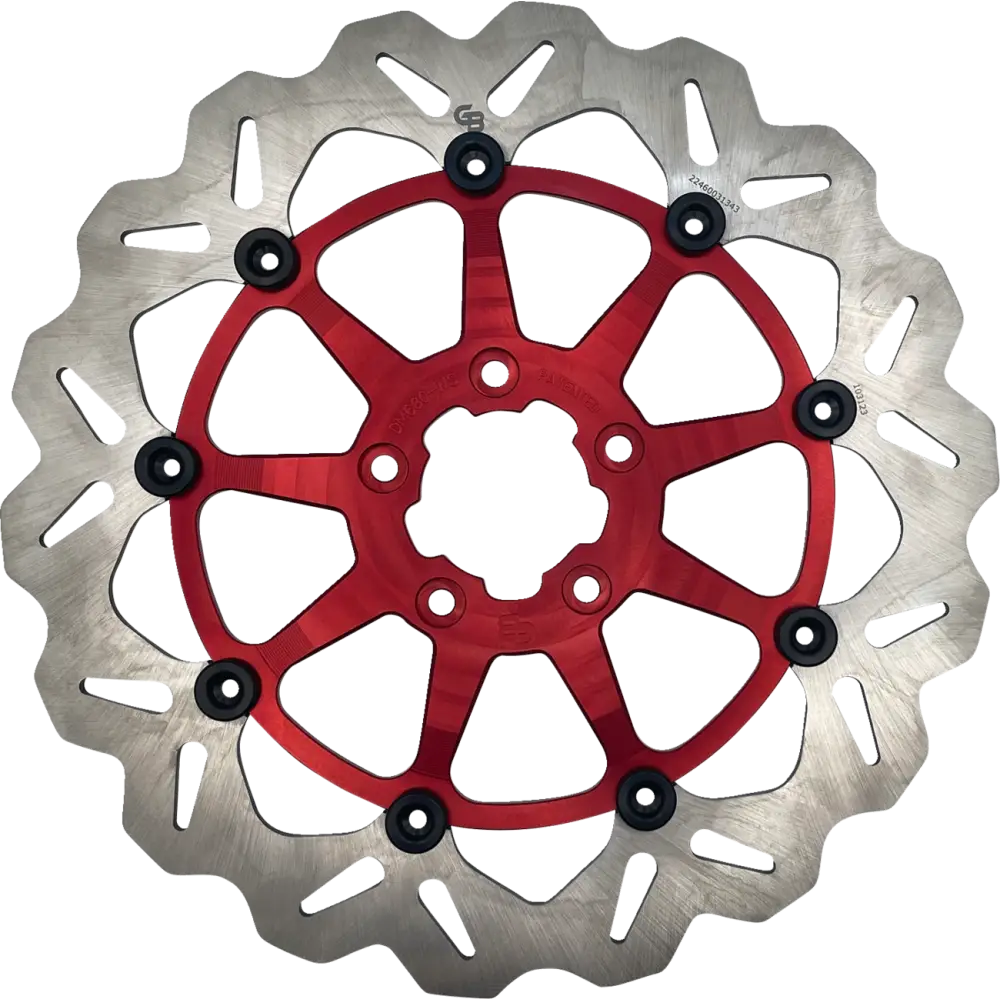 GALFER Brake Rotor - Front - Red DF680CWSS-R