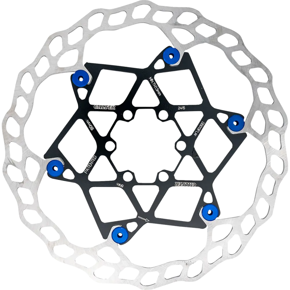 GALFER Floating Wave? Brake Rotor - 203 mm x 2 mm - Blue DB014FLWB