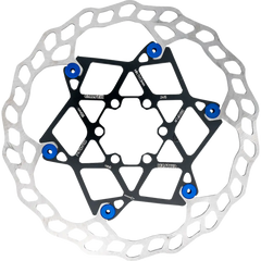 GALFER Floating Wave? Brake Rotor - 203 mm x 2 mm - Blue DB014FLWB