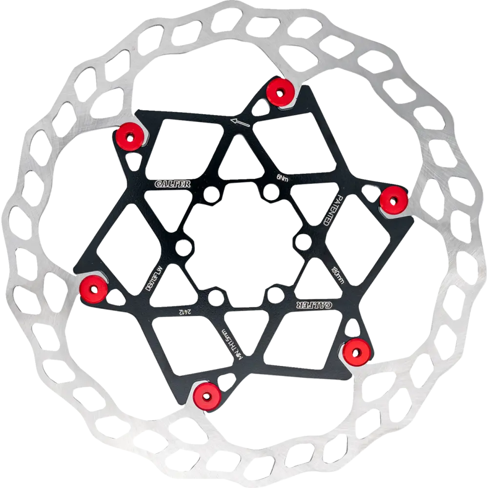 GALFER Floating Wave? Brake Rotor - 203 mm x 2 mm - Red DB014FLWR