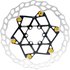 GALFER Floating Wave? Brake Rotor - 203 mm x 2 mm - Yellow DB014FLWY