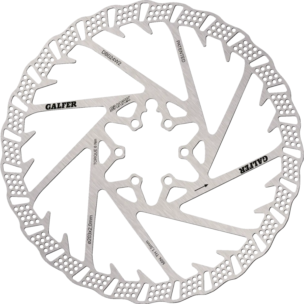 GALFER Shark Brake Rotor - 203 mm x 2 mm DB024W