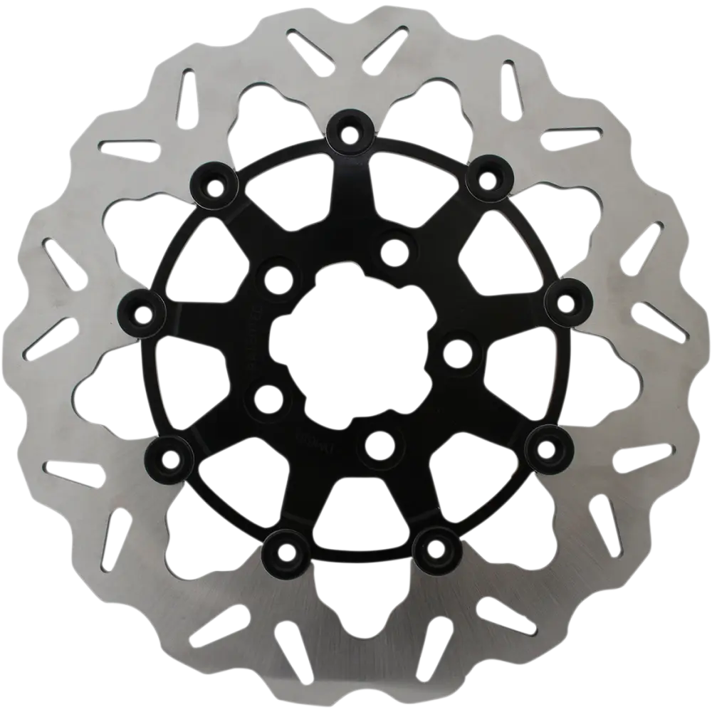 GALFER Wave? Brake Rotor - Rear - Black Carrier DF681CW-B