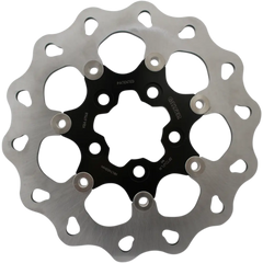 GALFER Wave? Brake Rotor - Rear - Black Carrier DF724FLW