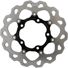 GALFER Wave? Brake Rotor - Rear - Black Carrier DF822FLW