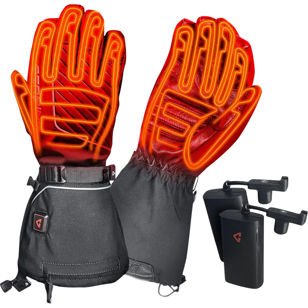 GERBING HEATED CLOTHING Women's 7 V Atlas Ultra-Flex Battery Heated Gloves - Black - Medium GER-AFGV-7V-W-M