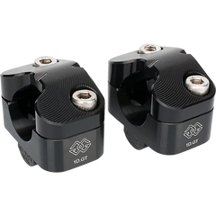 GILLES TOOLING 1D.GT Risers - Handlebar - Universal - Black 1DGT-01 - Handlebars Controls Mirrors