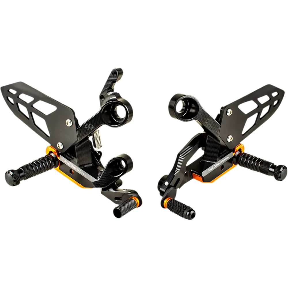 GILLES TOOLING Adjustable Rearset - Black - KTM VCR38GT2-KT04 - Foot Control Group