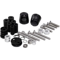 GILLES TOOLING Bar-End Weights - Cone - Black LG-CO-22-B - Handlebars Controls Mirrors