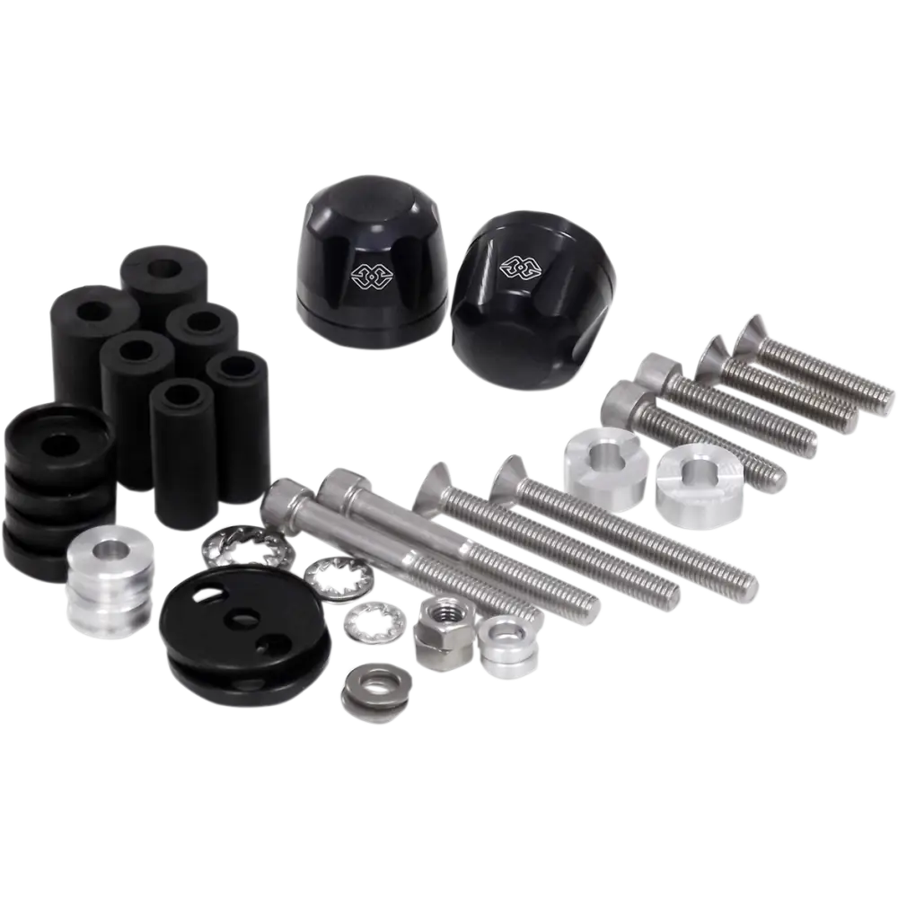 GILLES TOOLING Bar-End Weights - IP - Black LG-IP-22-B - Handlebars Controls Mirrors