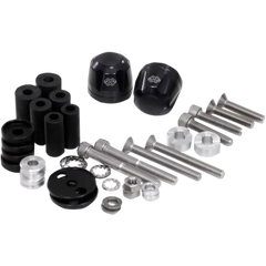 GILLES TOOLING Bar-End Weights - IP - Black LG-IP-22-B - Handlebars Controls Mirrors
