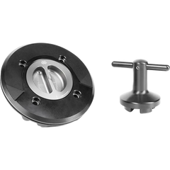 GILLES TOOLING Fuel Filler Cap - Black - Kawasaki FCAP-04-B - Tanks Gas & Oil