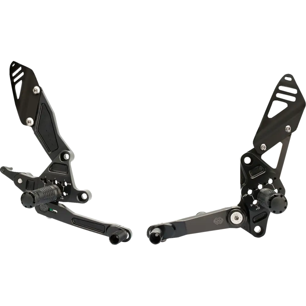 GILLES TOOLING FXR Footrest - Black FXR-Y03-B - Foot Control Group