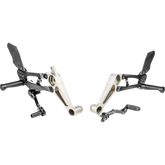 GILLES TOOLING FXR Rearset - Black - Aprilia FXR-A03-B - Foot Control Group