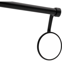 GILLES TOOLING Mirror - MOON - Side View - Round - Black - Right/Left - Each M04-01-BD - Handlebars Controls Mirrors