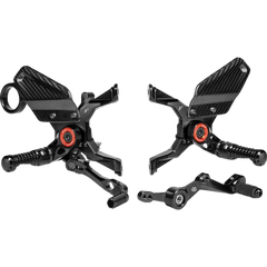 GILLES TOOLING MUE2 Rearset - Black - BMW MUE2-BM05-B - Foot Control Group