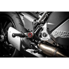 GILLES TOOLING MUE2 Rearset - Black - Ducati MUE2-D03-B - Foot Control Group