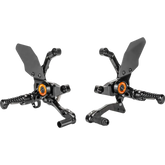 GILLES TOOLING MUE2 Rearset - Black - KTM MUE2-KT01-B - Foot Control Group