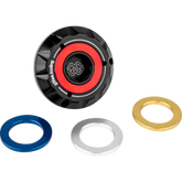 GILLES TOOLING Oil Filler Plug - Black - M20 x 1.5 - Aprilia/Honda/Suzuki OFC-20-15-B - Engine Group
