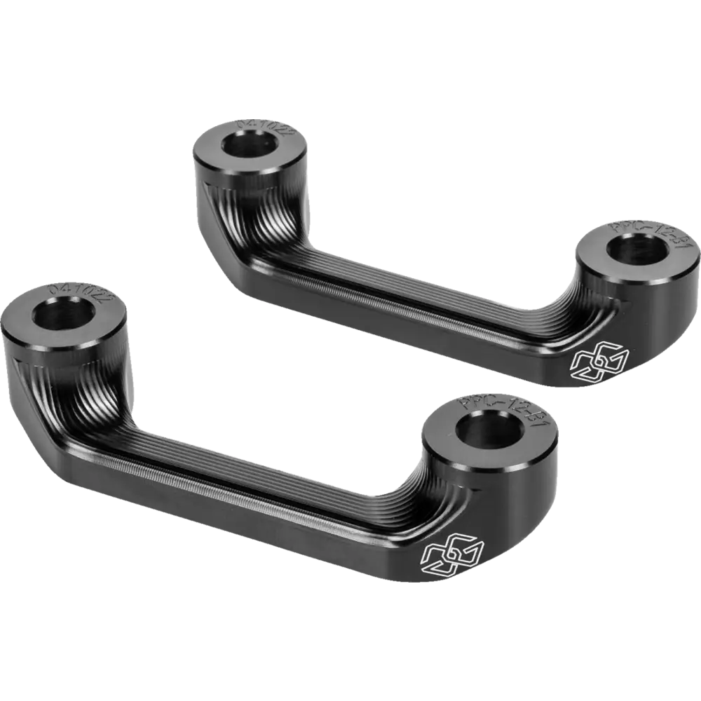 GILLES TOOLING Pillion Carrier Cover Kit - Black PPC-12-KIT-B