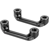 GILLES TOOLING Pillion Carrier Cover Kit - Black PPC-12-KIT-B