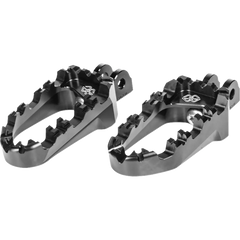 GILLES TOOLING Pro-X Enduro Footpegs - Black - Pan America RGK-121-UF34-SET-B - Foot Control Group