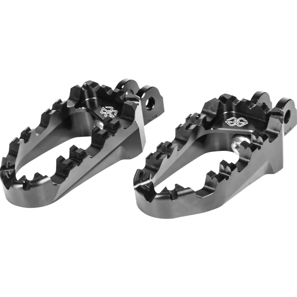 GILLES TOOLING Pro-X Enduro Footpegs - Black RGK-119-UF34-SET-B
