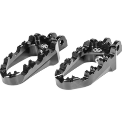 GILLES TOOLING Pro-X Enduro Footpegs - Black RGK-119-UF34-SET-B