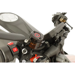 GILLES TOOLING Reservoir Cover - Brake - Front - Black BRC-06-B - Handlebars Controls Mirrors