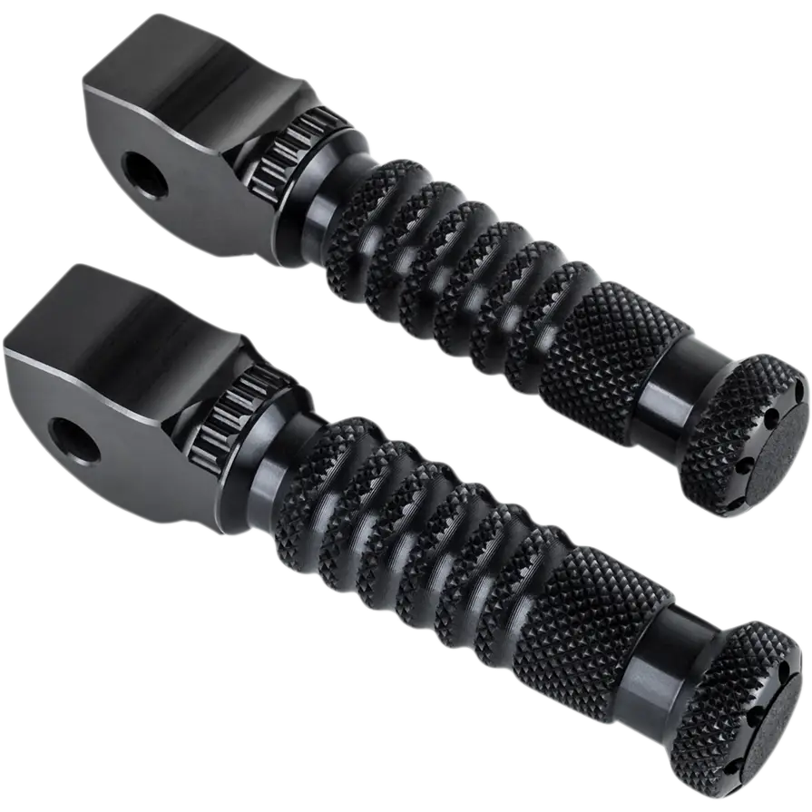 GILLES TOOLING Sport Footpegs - Driver - Black RGK-300-UF16-SET-B