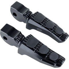 GILLES TOOLING Sport Footpegs - Driver - Black RGK-350-UF20-B