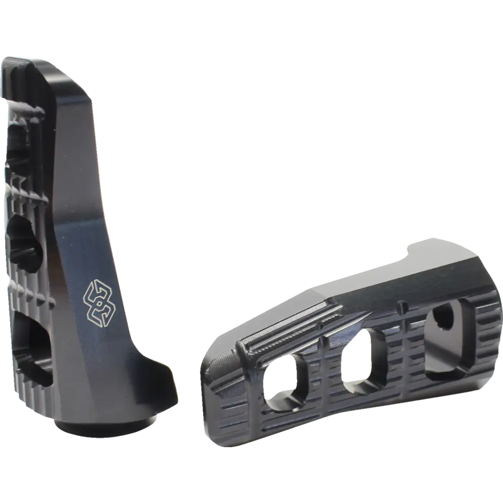 GILLES TOOLING Sport Footpegs - Driver - Black RGK-350-UF20-B