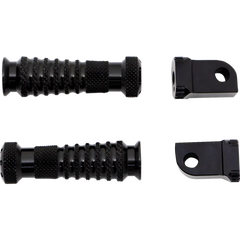 GILLES TOOLING Sport Footpegs - Passenger - Black RGK-370-UF16-B