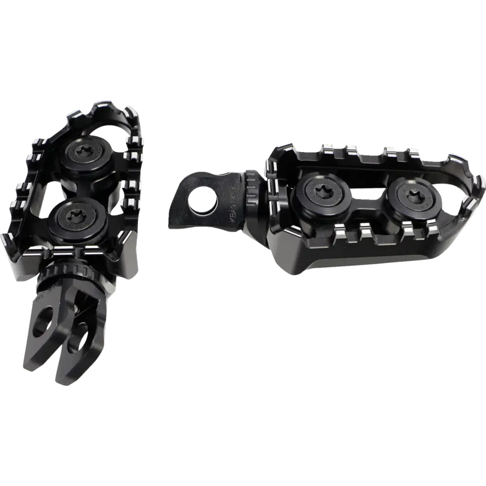 GILLES TOOLING Tech-X Enduro Footpeg - Driver - Black RGK-300-UF35-SET-B