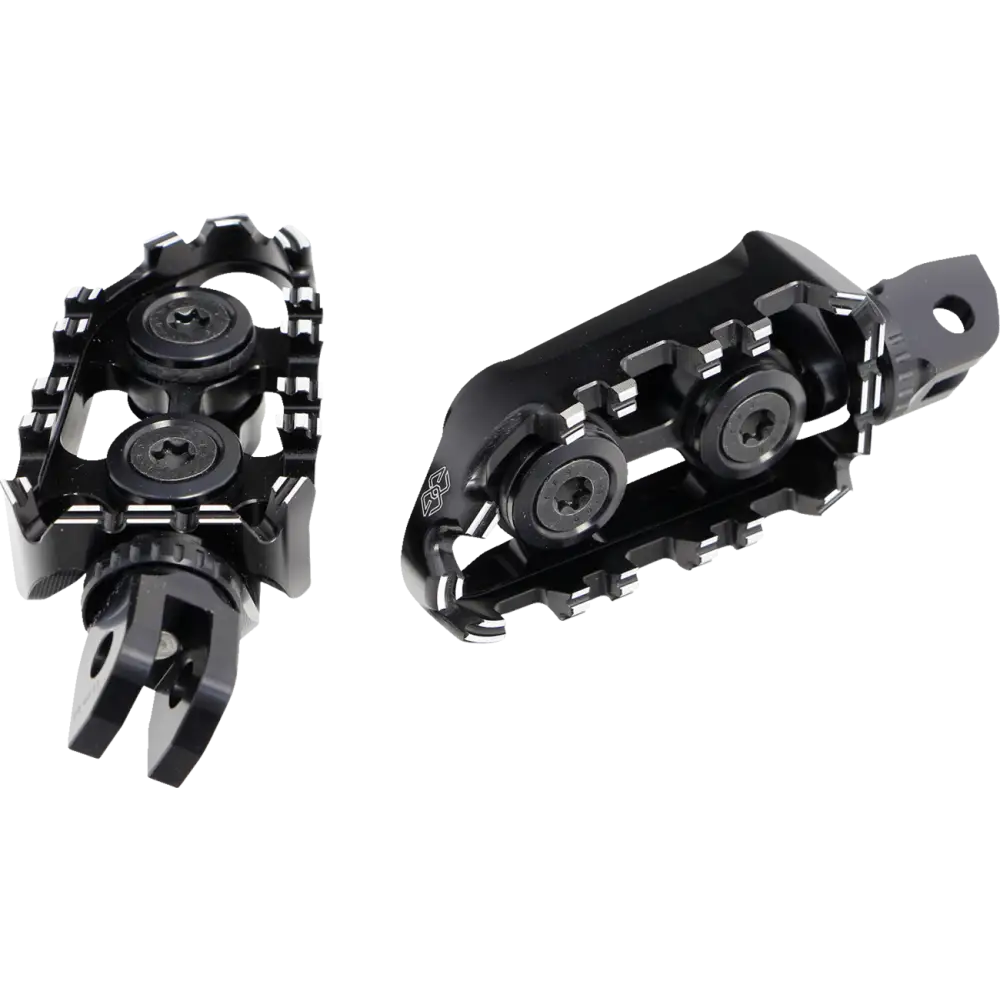 GILLES TOOLING Tech-X Enduro Footpeg - Driver - Black RGK-500-UF35-SET-B