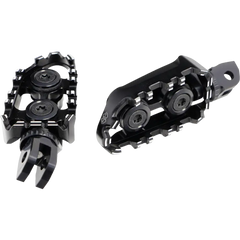 GILLES TOOLING Tech-X Enduro Footpeg - Driver - Black RGK-500-UF35-SET-B