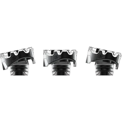 GILLES TOOLING Tech-X Enduro Footpeg - Driver - Black RGK-510-UF35-SET-B