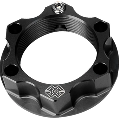GILLES TOOLING Top Yoke Nut - ACMA - Black ACMA-28-10-B - Fork Neck PO St Stem Com PO Nents