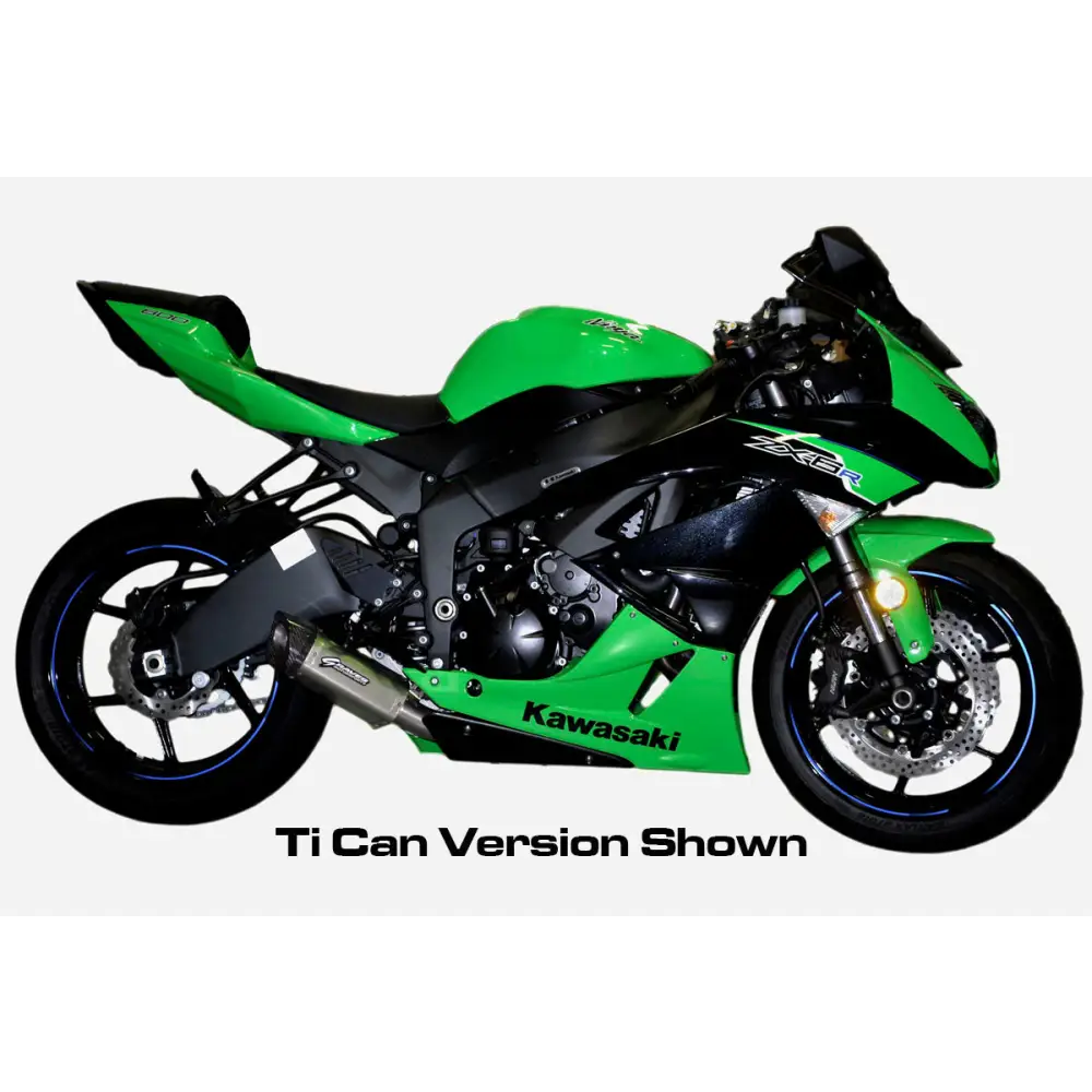 Graves Motorsports Kawasaki ZX14R Carbon Fiber Cat Back Slip-on Exhaust - Parts