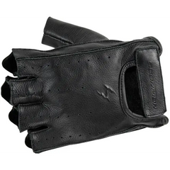 Half Cut Gloves Black Lg
