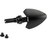 Handlebar End Folding Mirror Left Black