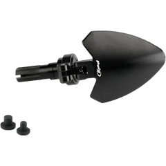 Handlebar End Folding Mirror Left Black